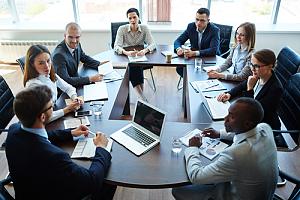 High level directors and officers meeting