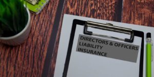 Directors and officers liability insurance paperwork