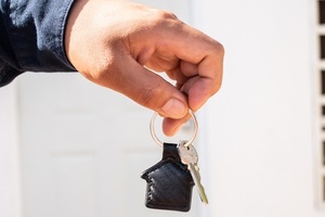 handing over the keys to your new home