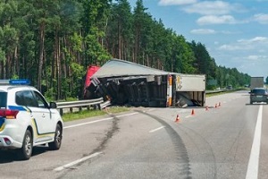 truck accident on highway