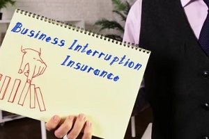 business interruption insurance concept