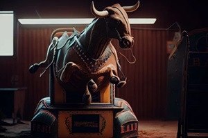 mechanical bull riding machine